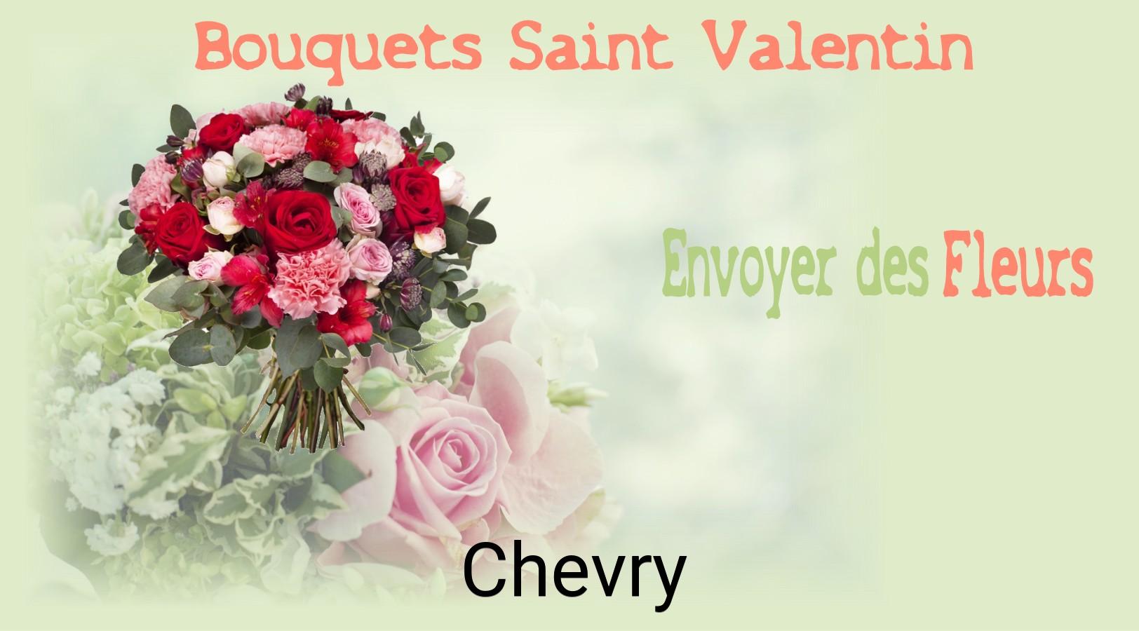 Roses de Saint-Valentin livrées à Chevry